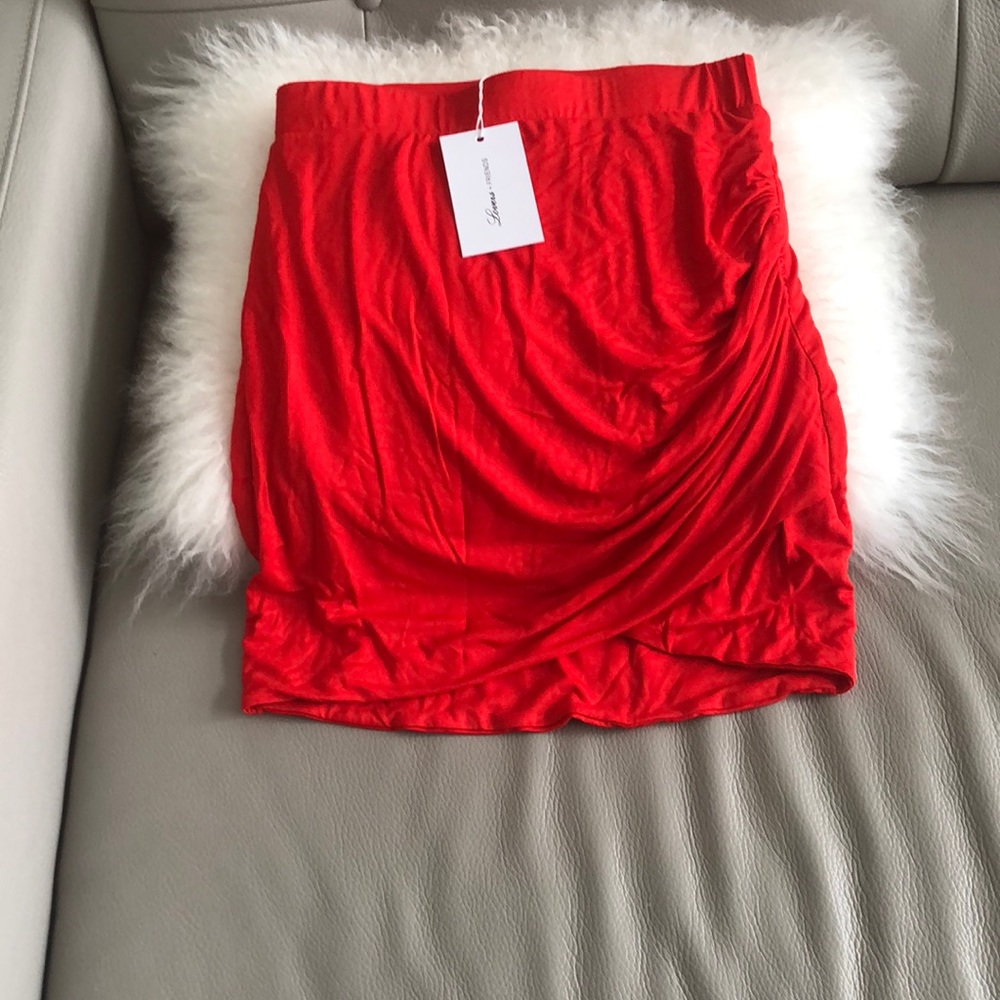Red skirt